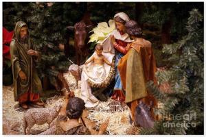 The Christmas Creche at Holy Name Cathedral Chicago - Featured
